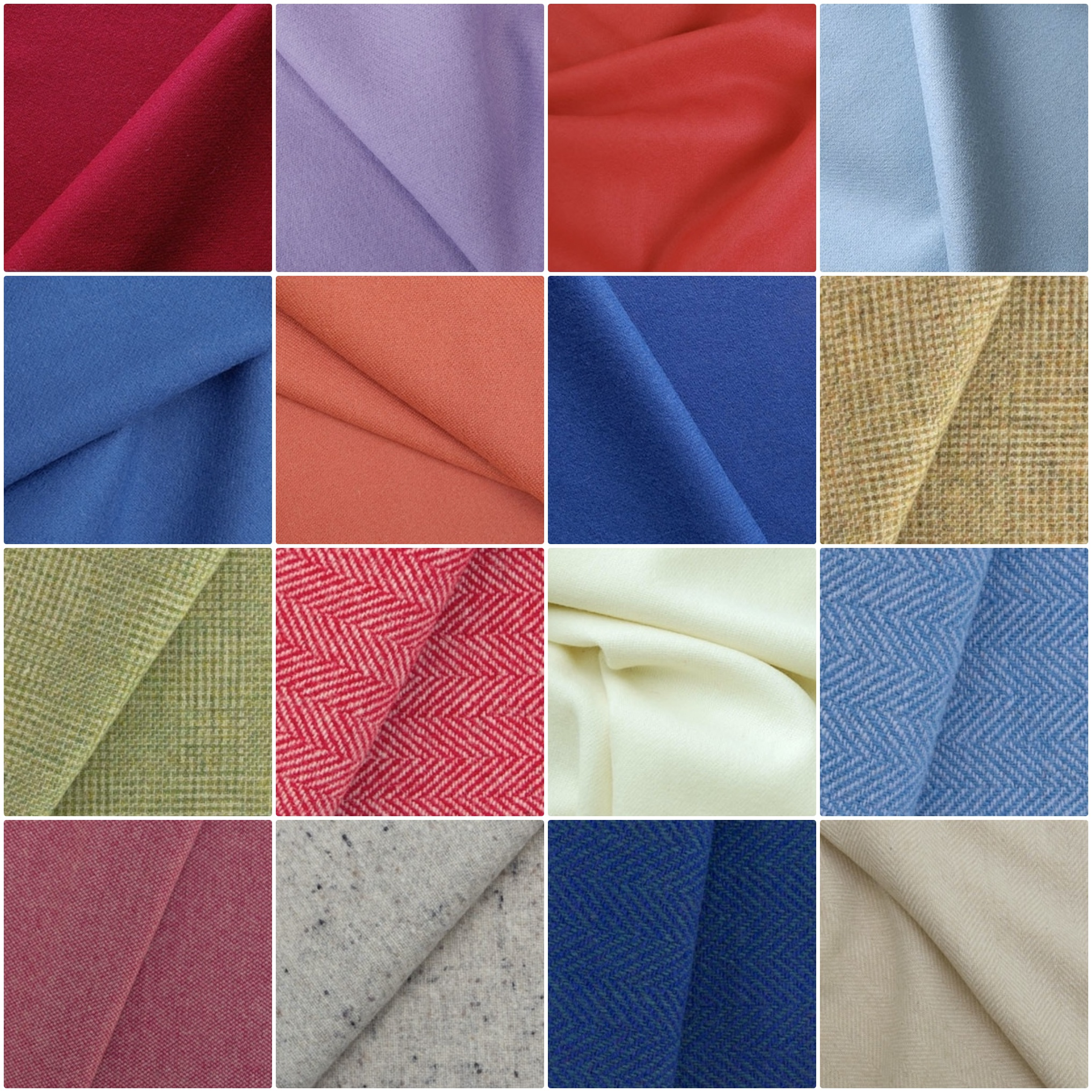 Textured pattern Japan oxford cotton fabric squares rectangles