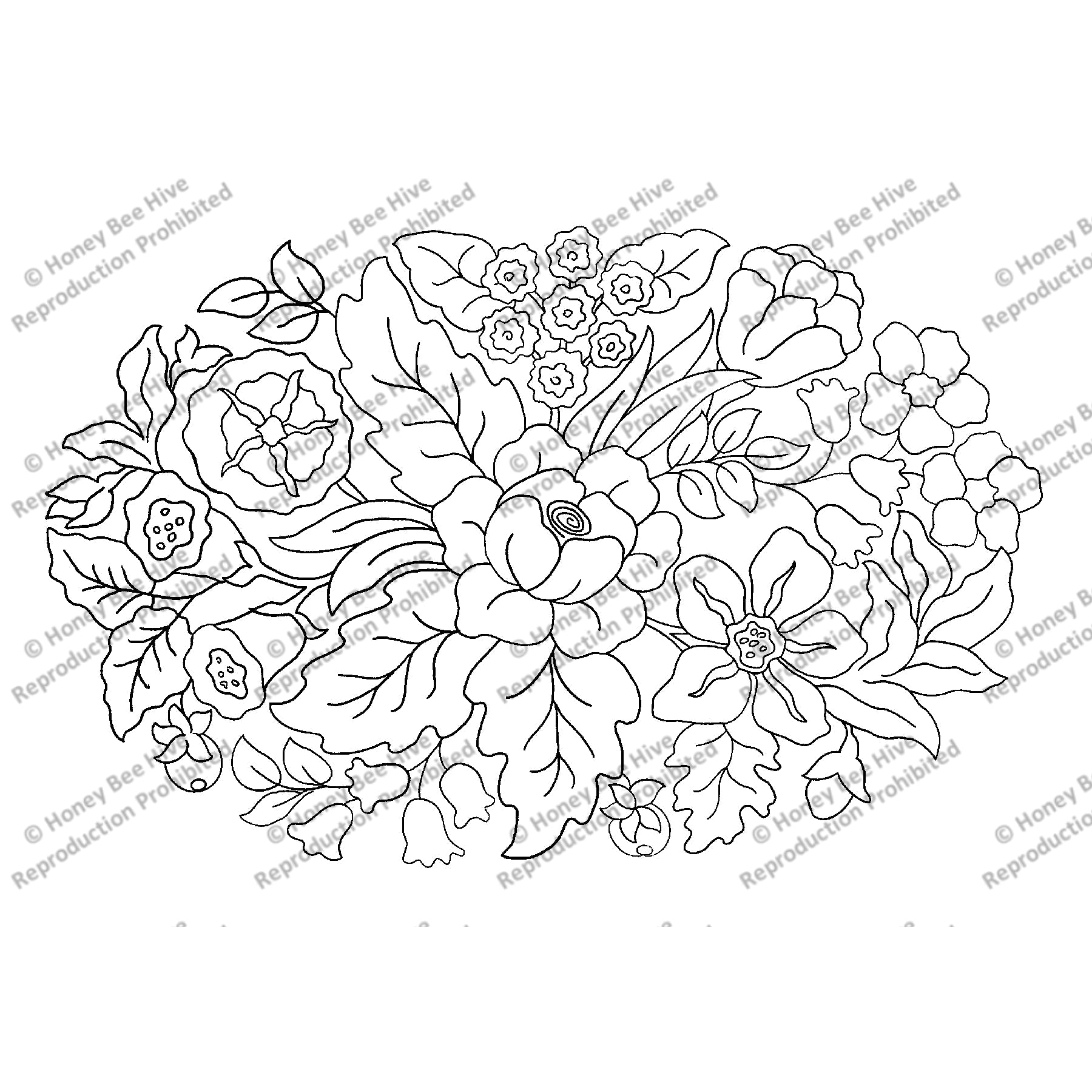 Little Win, rug hooking pattern