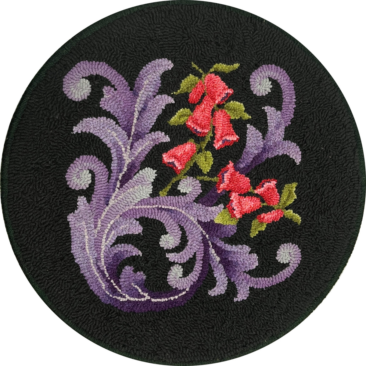 Lady Diana, rug hooked by Connie Bradley