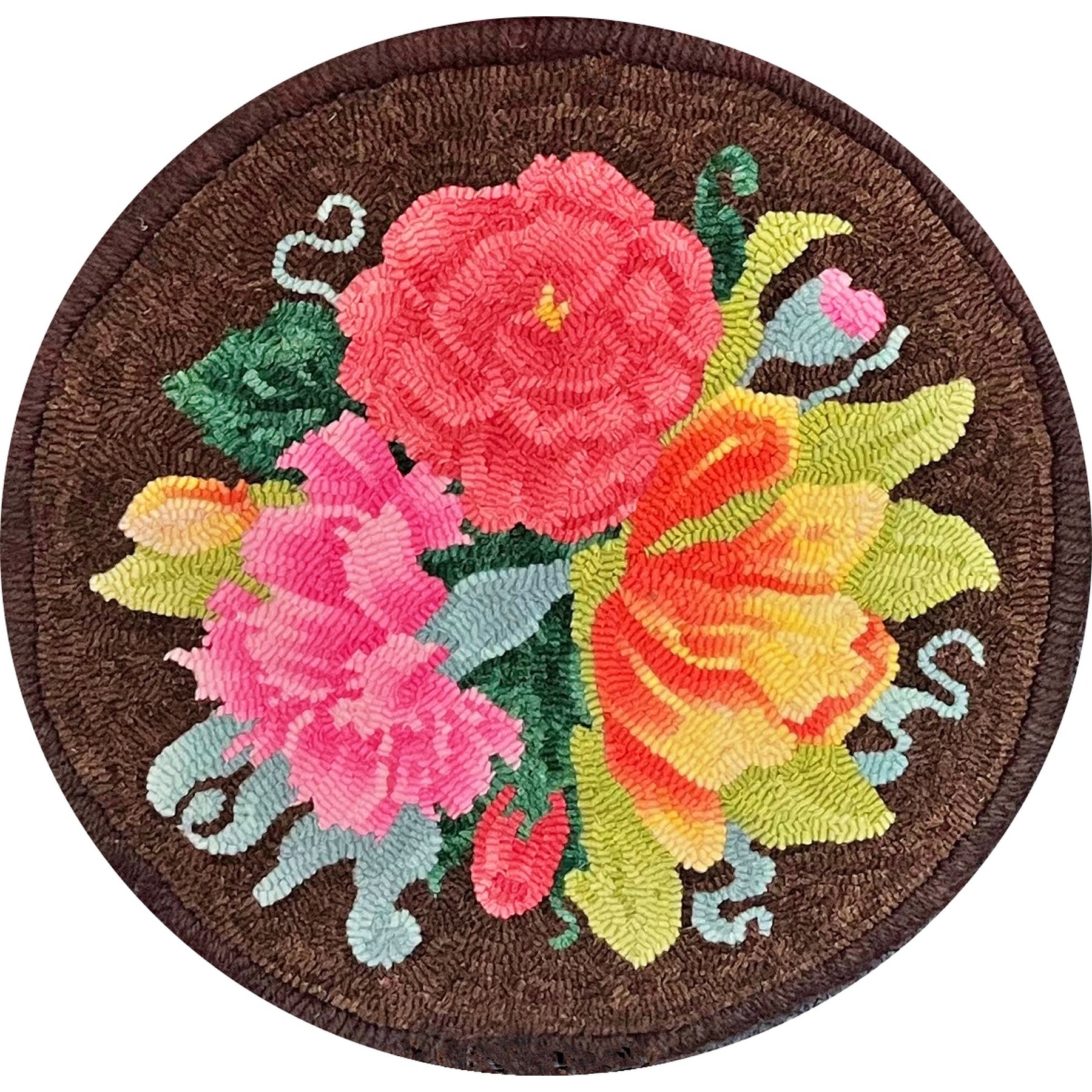 Sandra Jane, rug hooked by Karen Healey