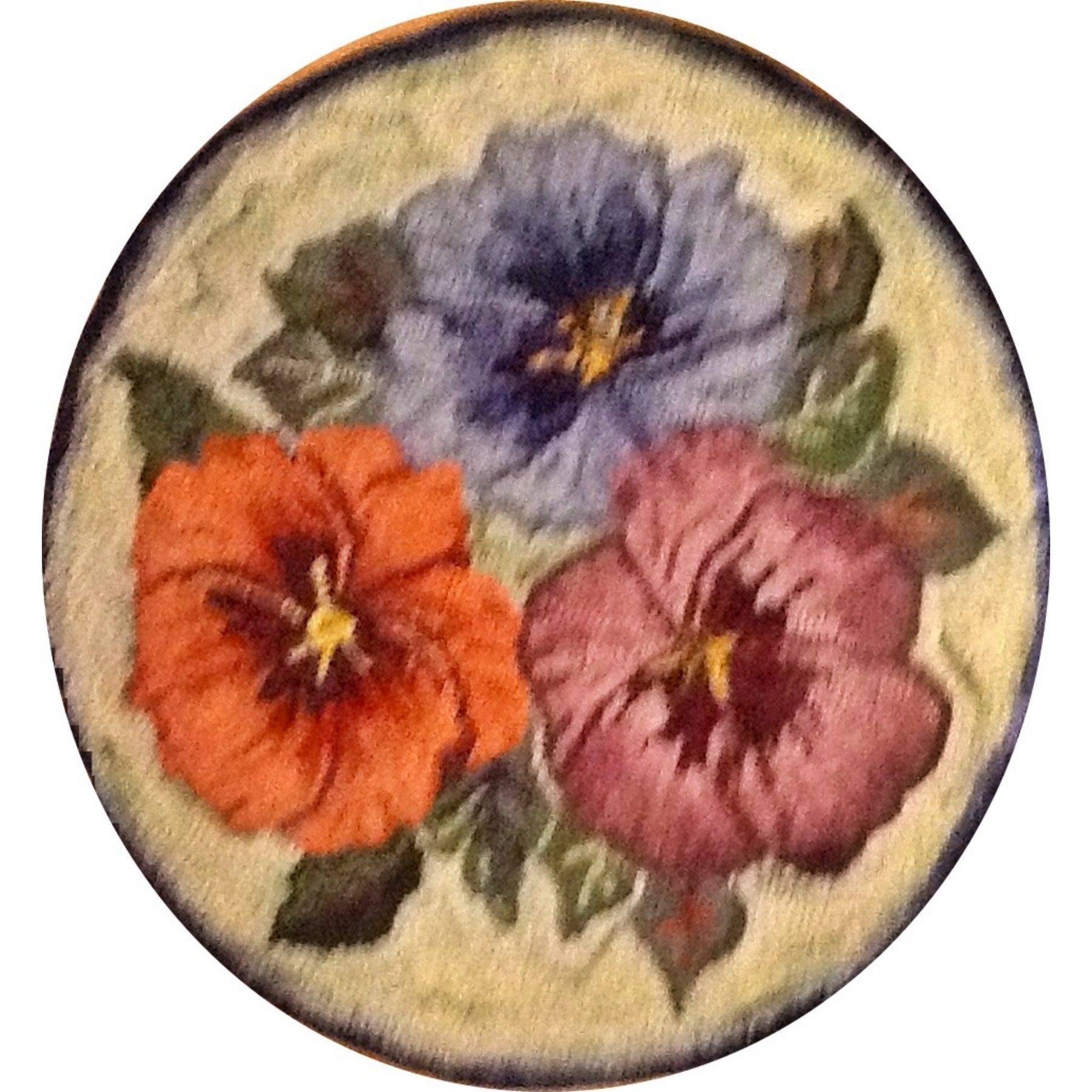 A Mere Whimsy, rug hooked by Holly Mead