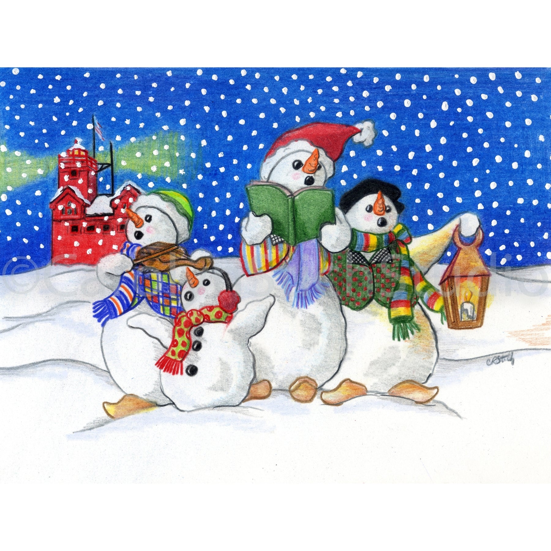 Joyful Noise, rug hooking pattern