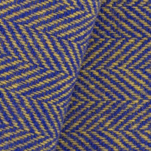 Royal & Gold Herringbone - by Dorr Mill Store