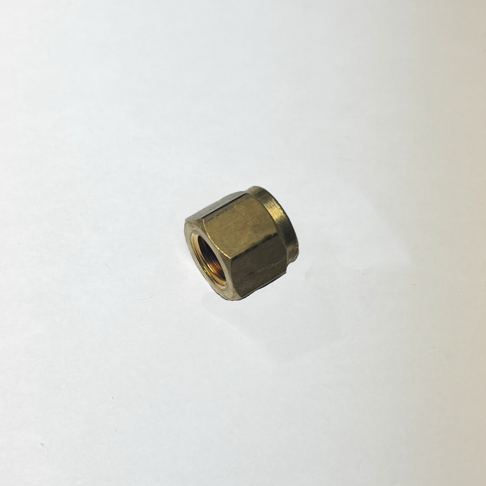 Fraser Bliss Model A Cutter Head Nut a Harry M. Fraser Cutter Part for the Bliss Model A cutter.