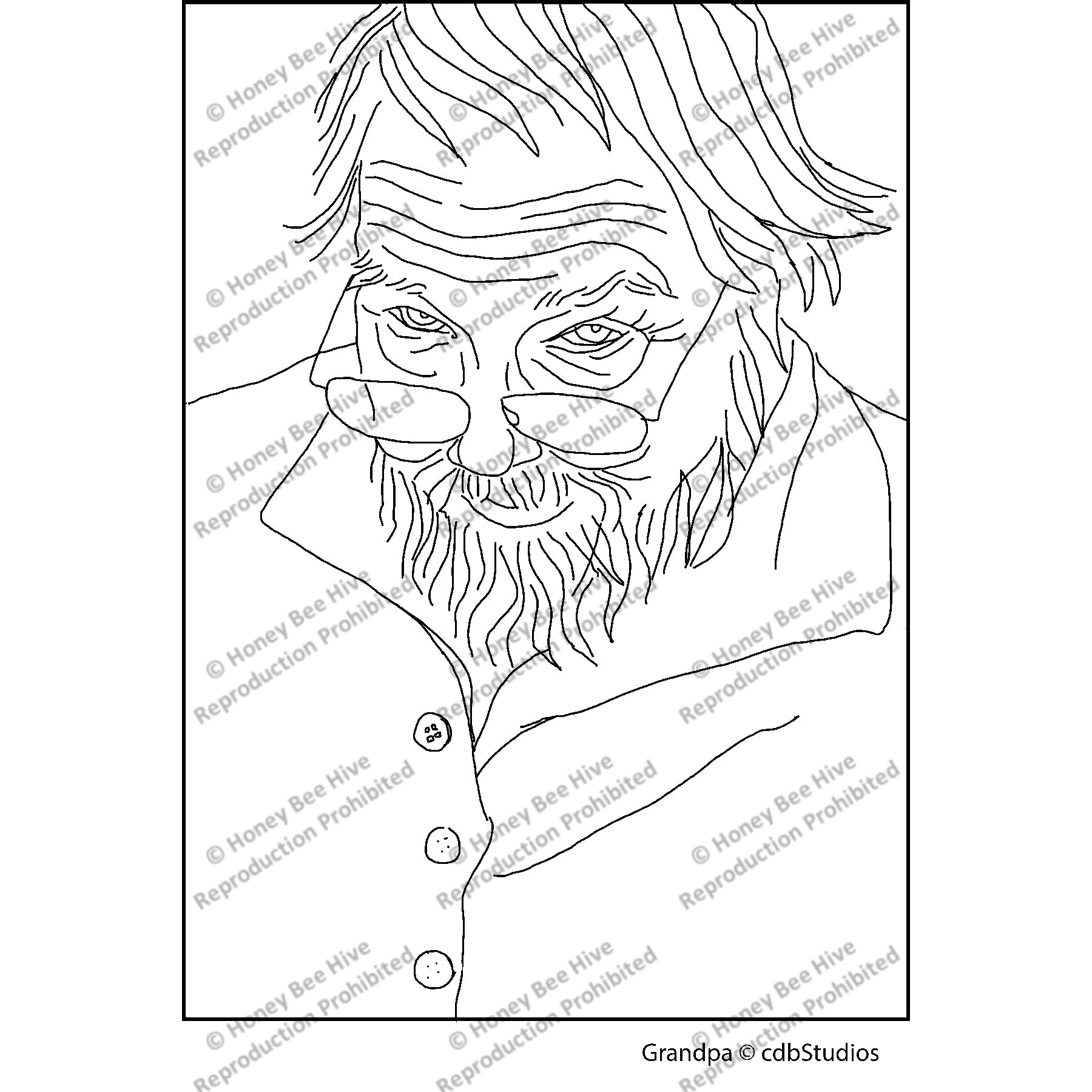 Gpa, rug hooking pattern