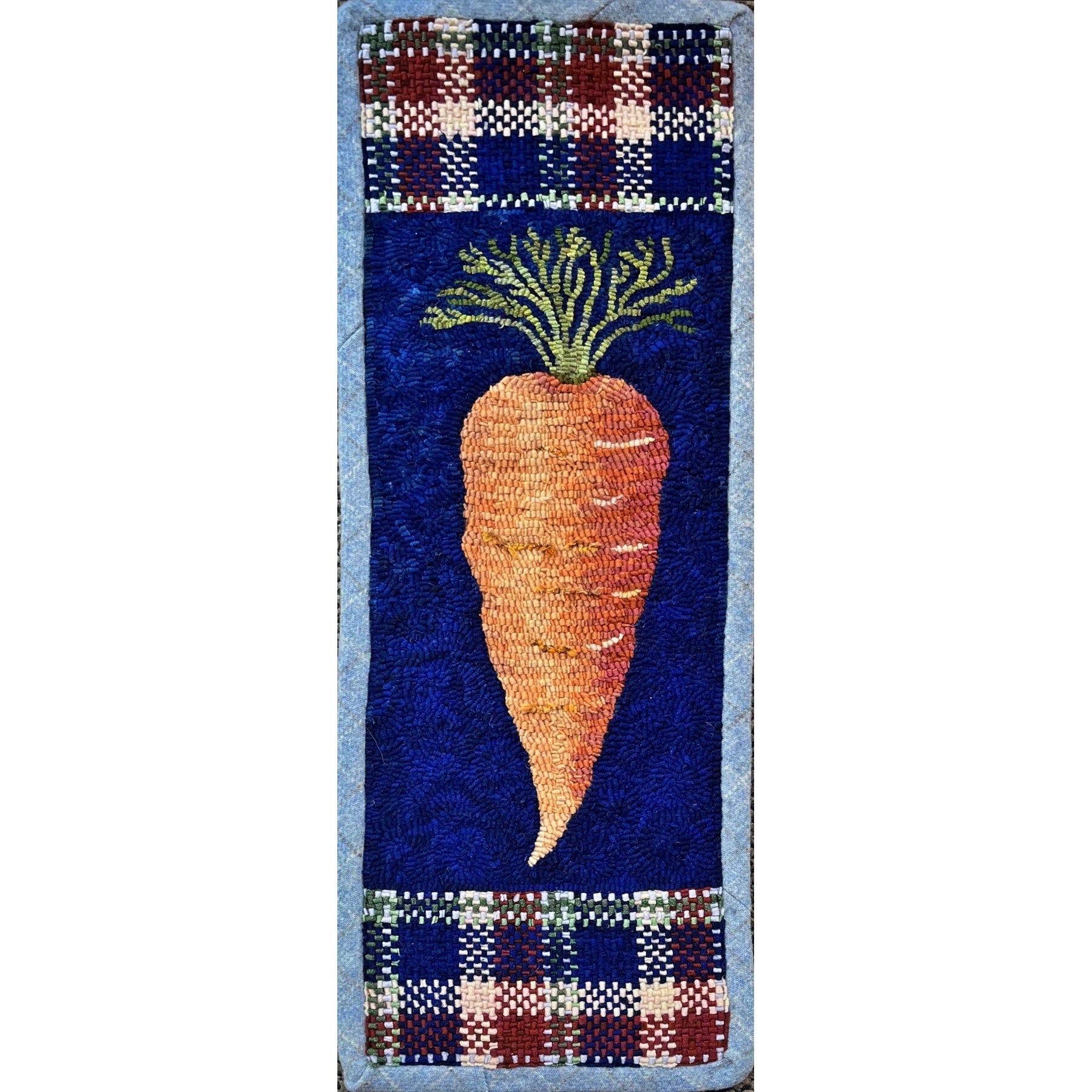 Carrot Top, rug hooked by Patty Piek_Groth