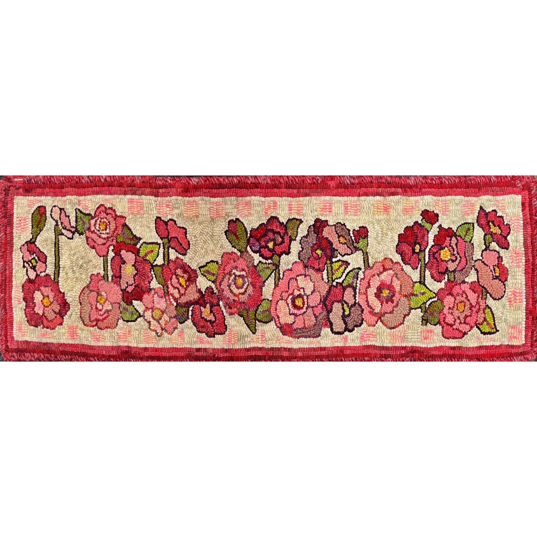 Spinort Large, rug hooked by Judy Eldridge-Root