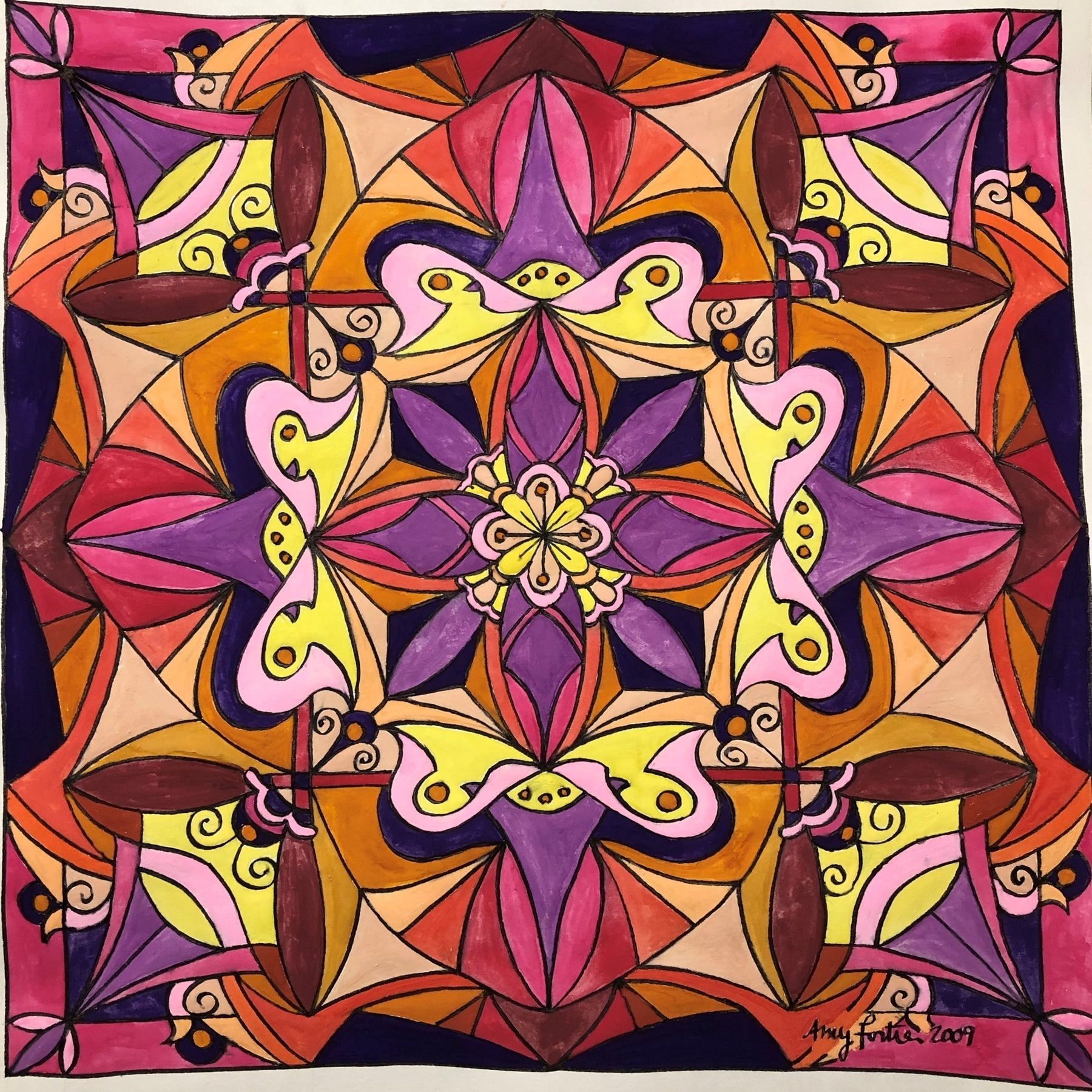 Djinn, rug hooking pattern