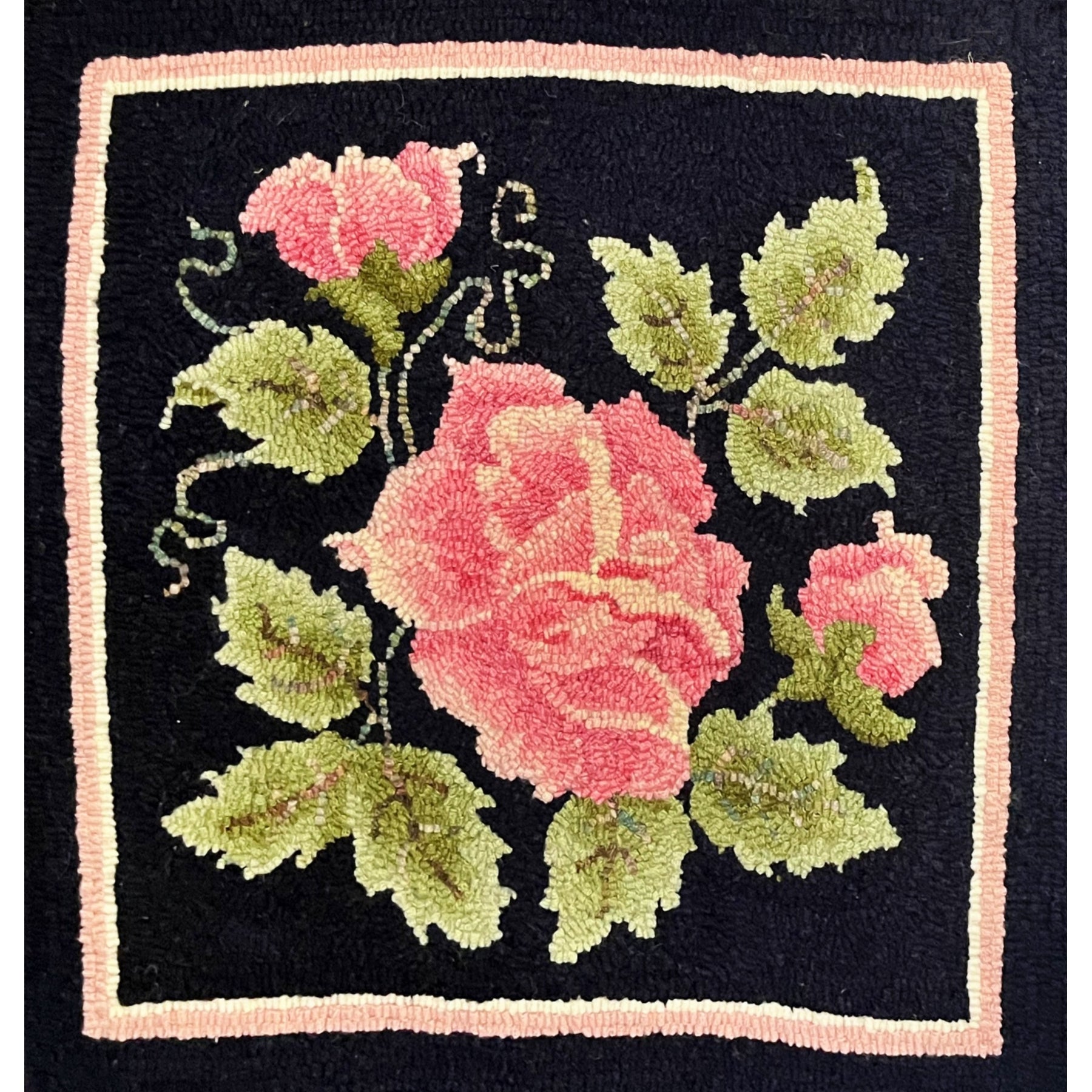 Marie, rug hooked by Margaret Bedle