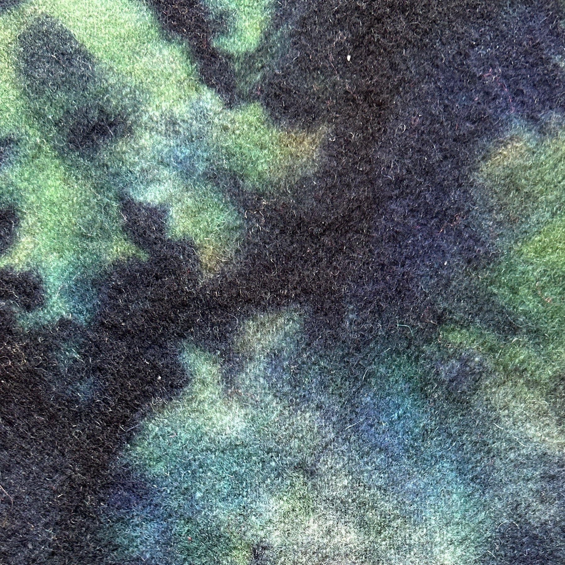 Dark Garden Blue - cdb Studios Hand Dyed Wool for Rug Hooking