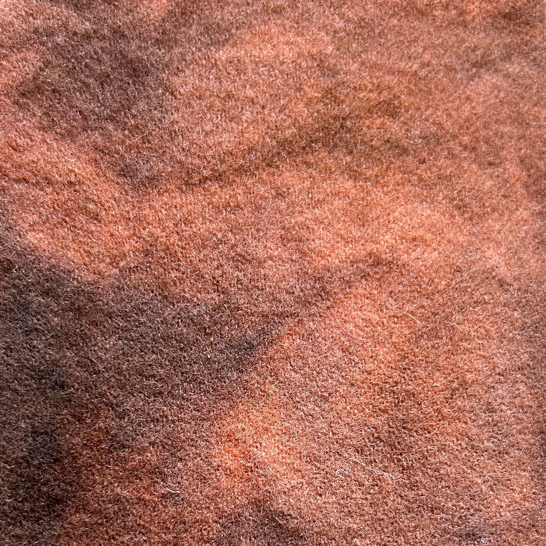 Copper Penny Spot - cdb Studios Hand Dyed Wool for Rug Hooking