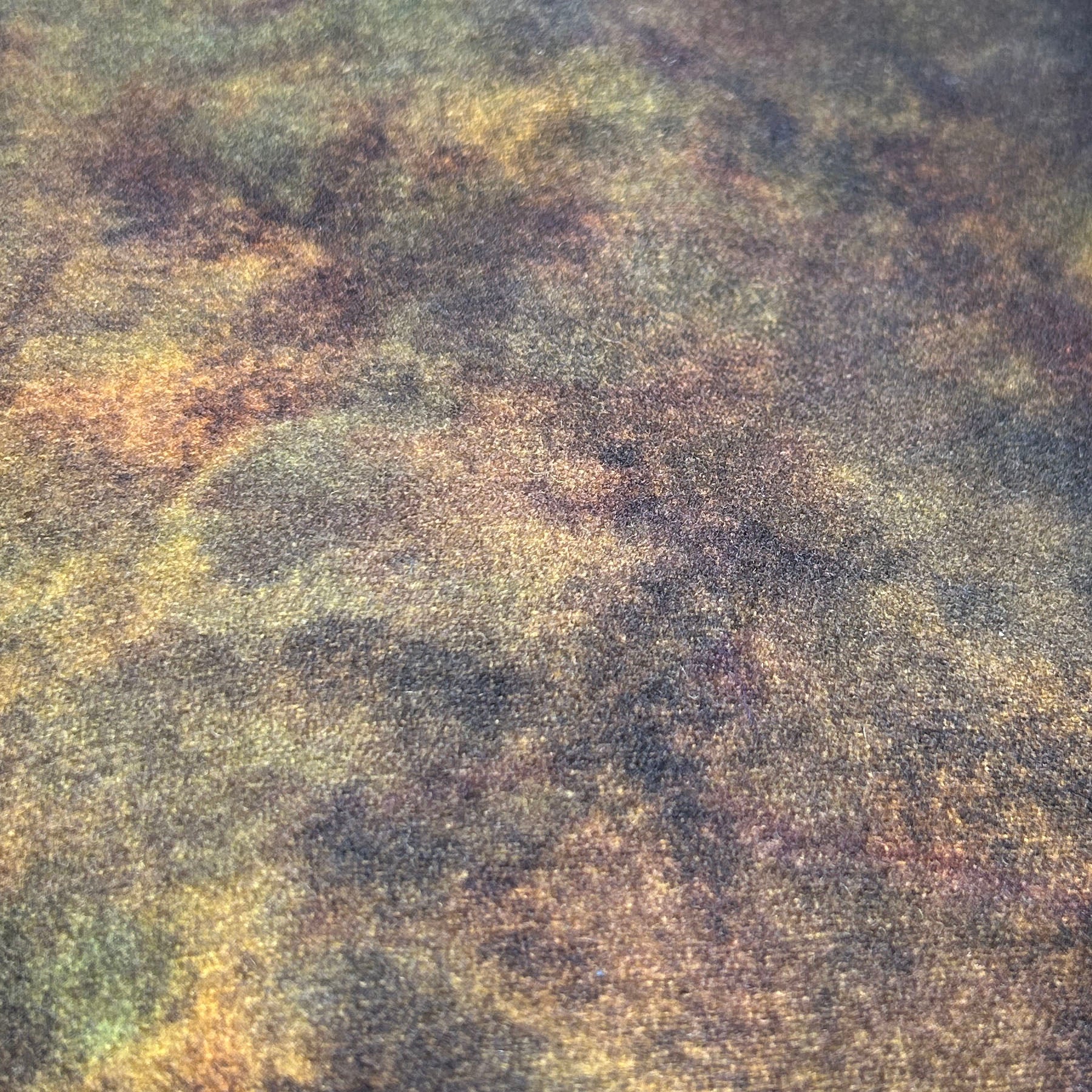 Brown Background Spot - cdb Studios Hand Dyed Wool for Rug Hooking