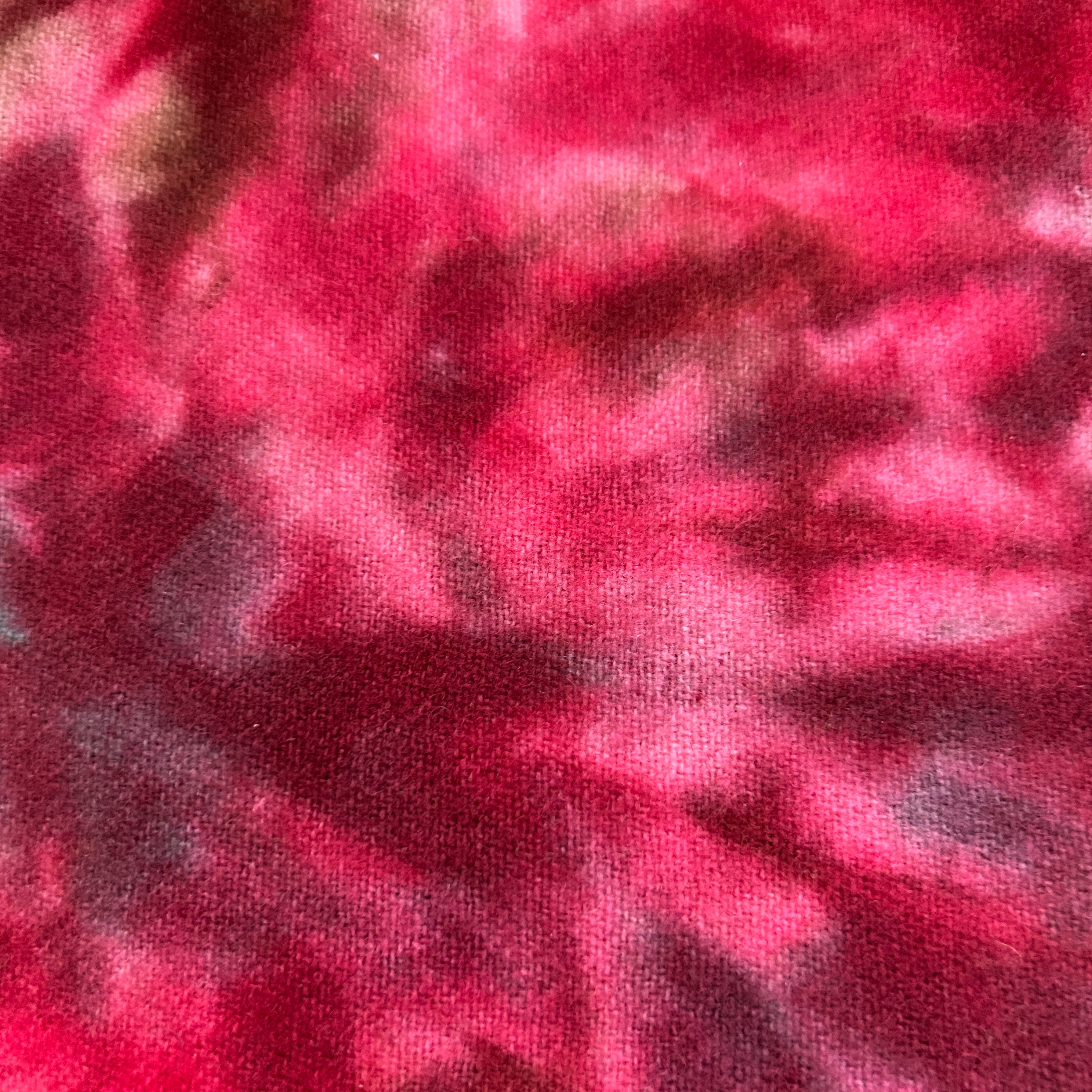 Cherry Tart Spot - cdb Studios Hand Dyed Wool for Rug Hooking