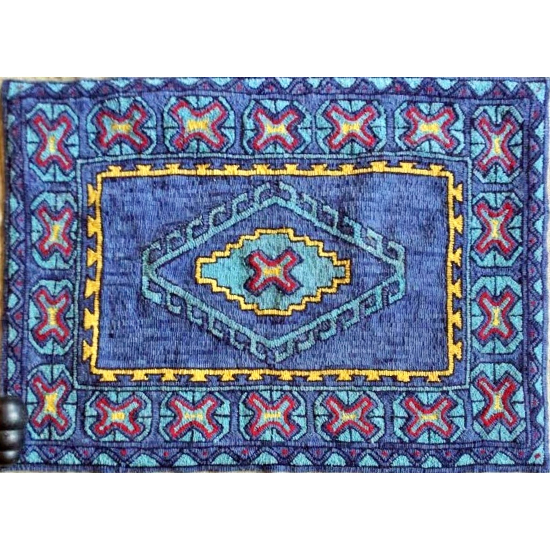 Yuruk, rug hooked by Missy Mackin