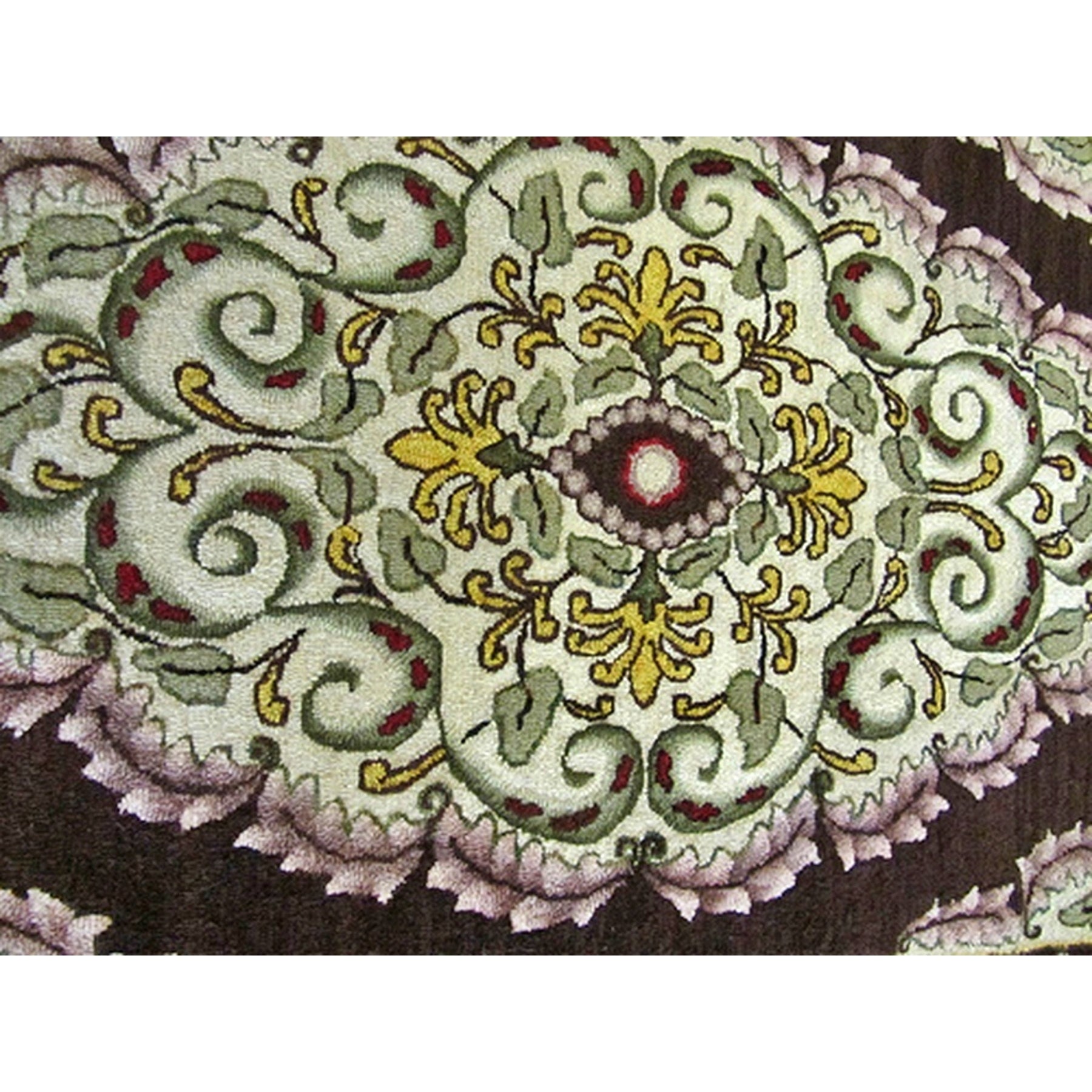 Kashi, rug hooked by Vivian Eyford