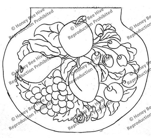B508: Contoured Fruit, Offered by Honey Bee Hive