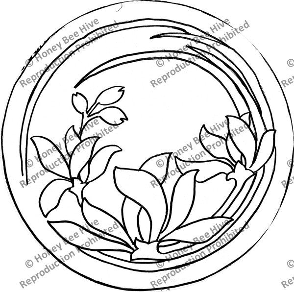 CS615-A: Familly Crest - Lotus, Offered by Honey Bee Hive