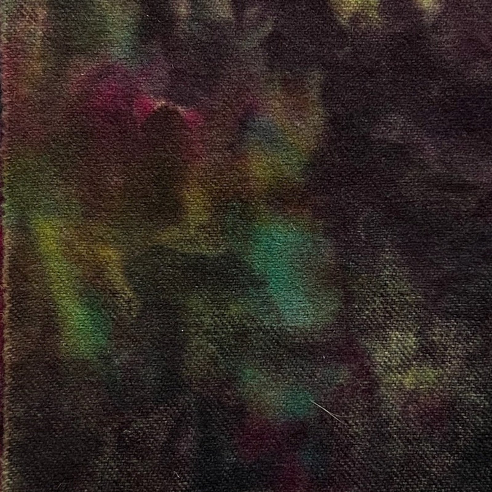 Rainbow Dark - Colorama Hand Dyed Wool - Offered by HoneyBee Hive Rug Hooking