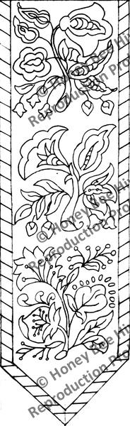 P590: Ruby's Crewel, Offered by Honey Bee Hive