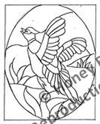 P639: Stained Glass Pheasant, Offered by Honey Bee Hive