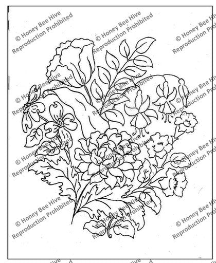 P670: Flowers from Hearts & Floowers, Offered by Honey Bee Hive