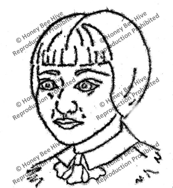 P718: Child's Face, Offered by Honey Bee Hive