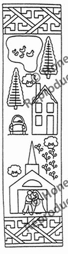 P858: Weaver's Tale Bellpull, Offered by Honey Bee Hive