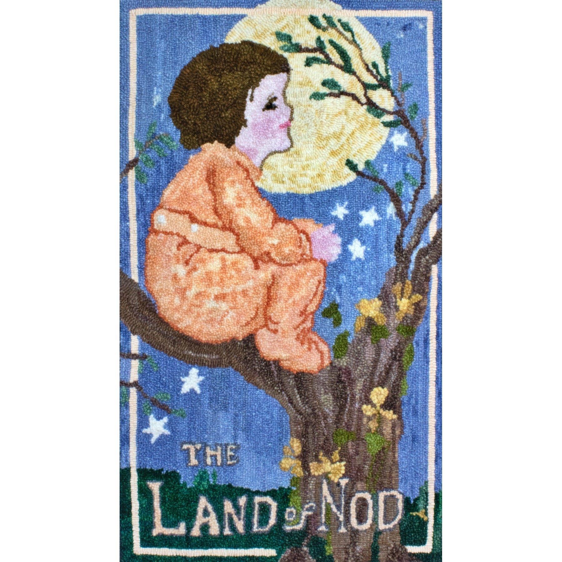 Land of Nod, rug hooked by Catherine Vance