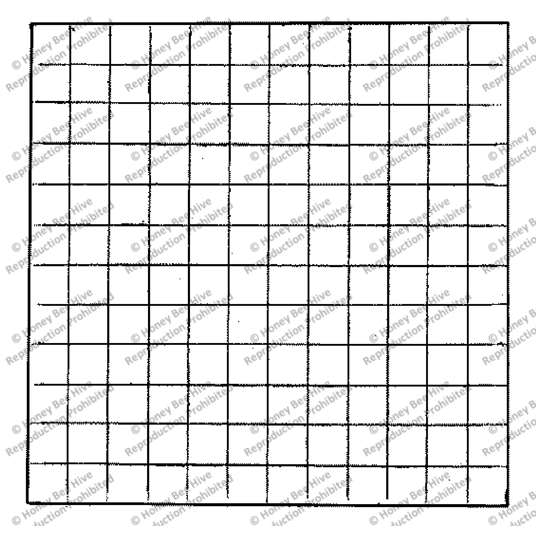 Gilbert Grid, rug hooking pattern