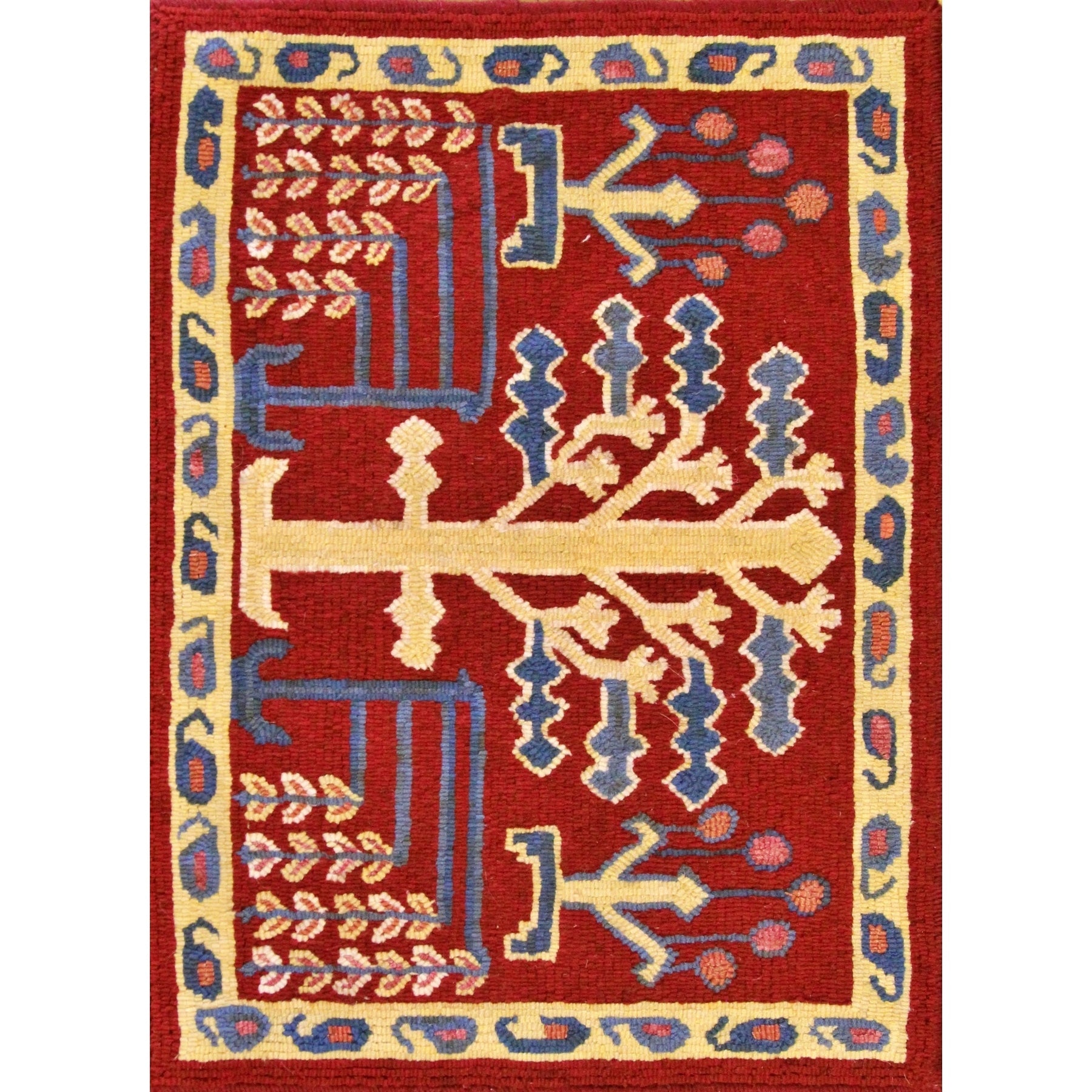 Baktyar Dozar, rug hooked by Beverly Dec