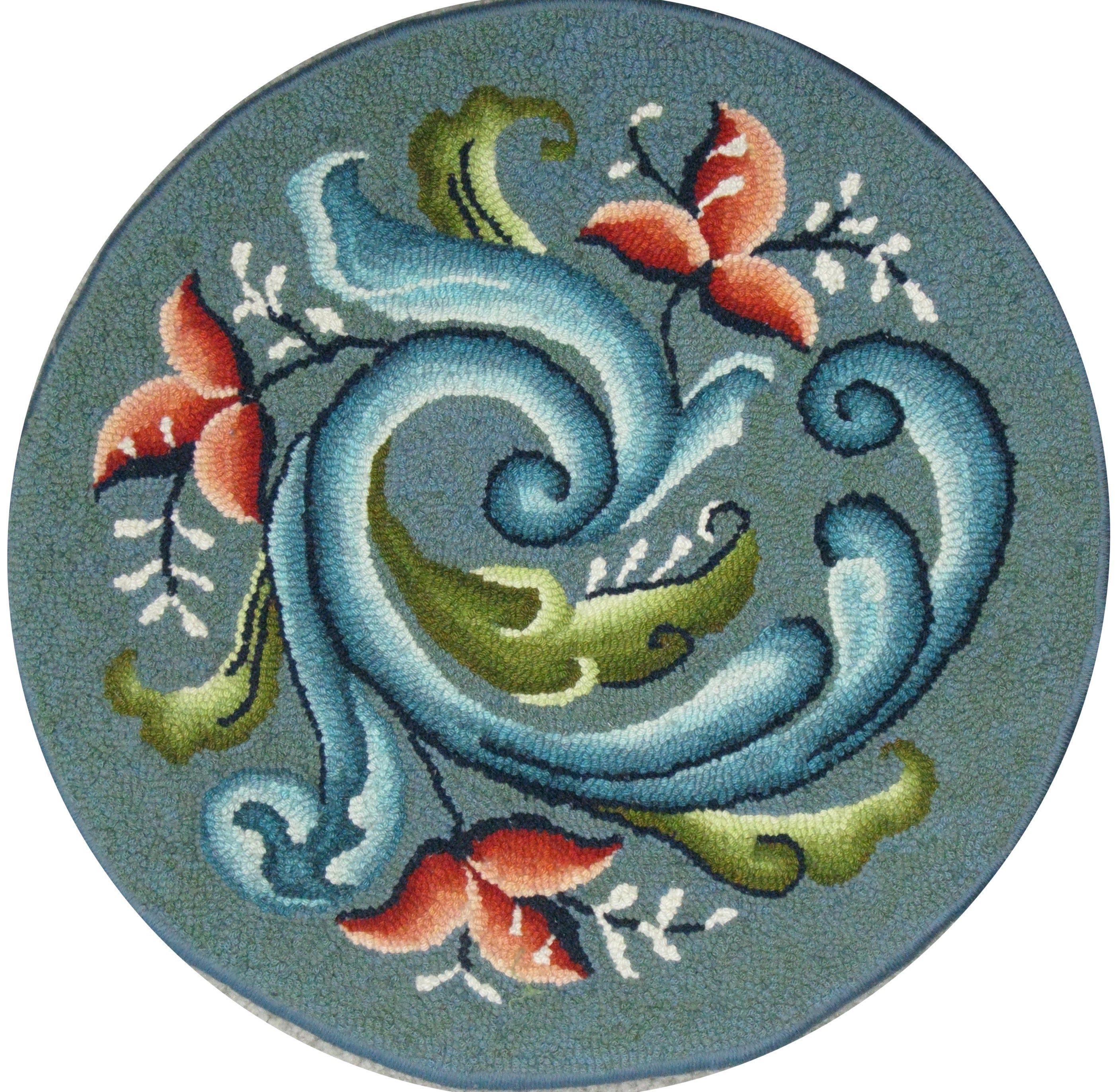 Round Rug Hooking Patterns