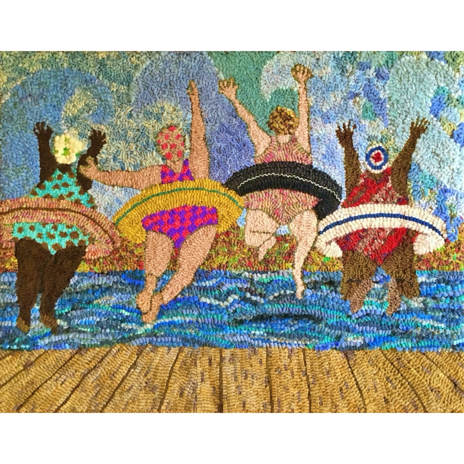 Completed Hooked Rugs from Carolyn Stich Patterns