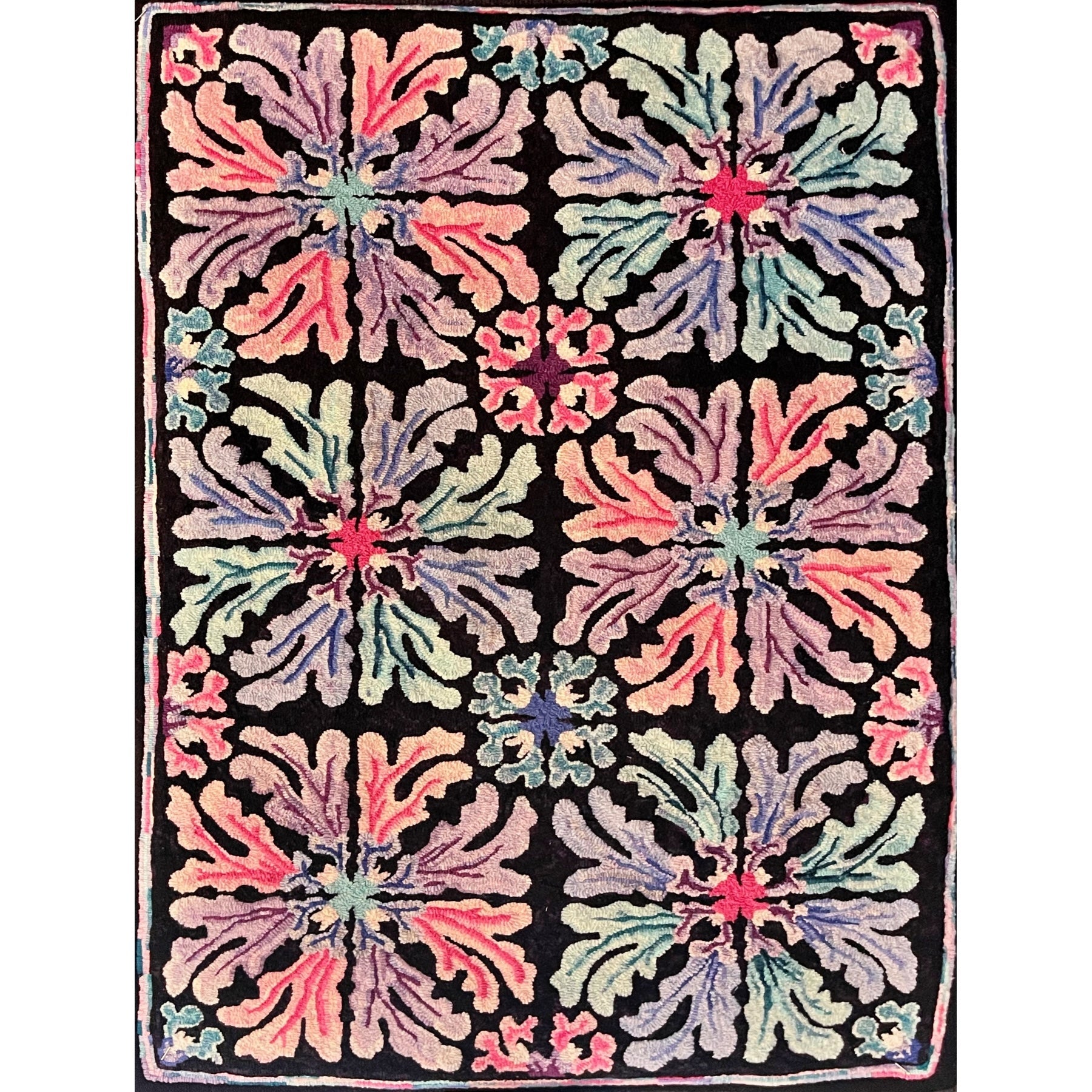 Charisma, rug hooked by Marie Berry