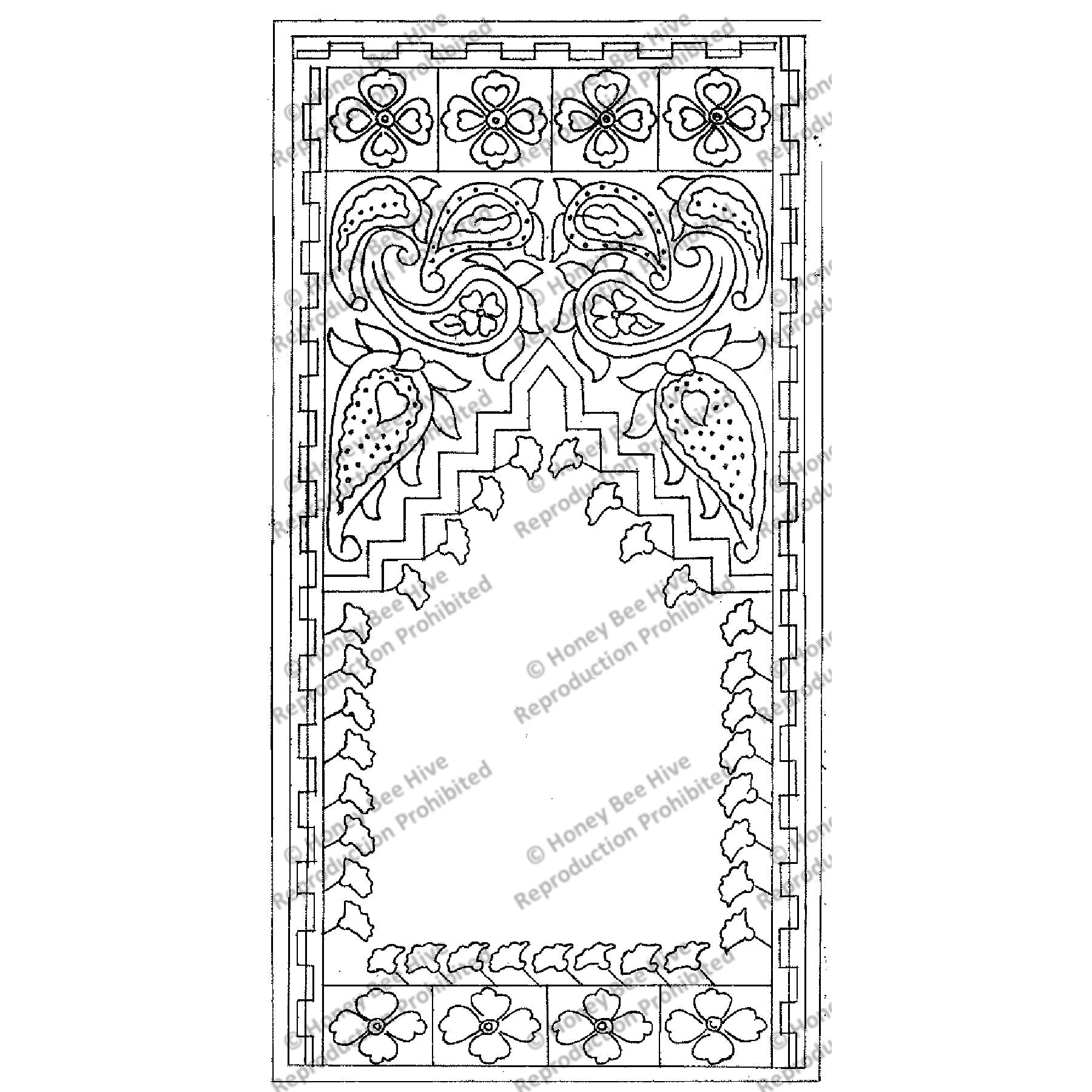 Faith Prayer, rug hooking pattern