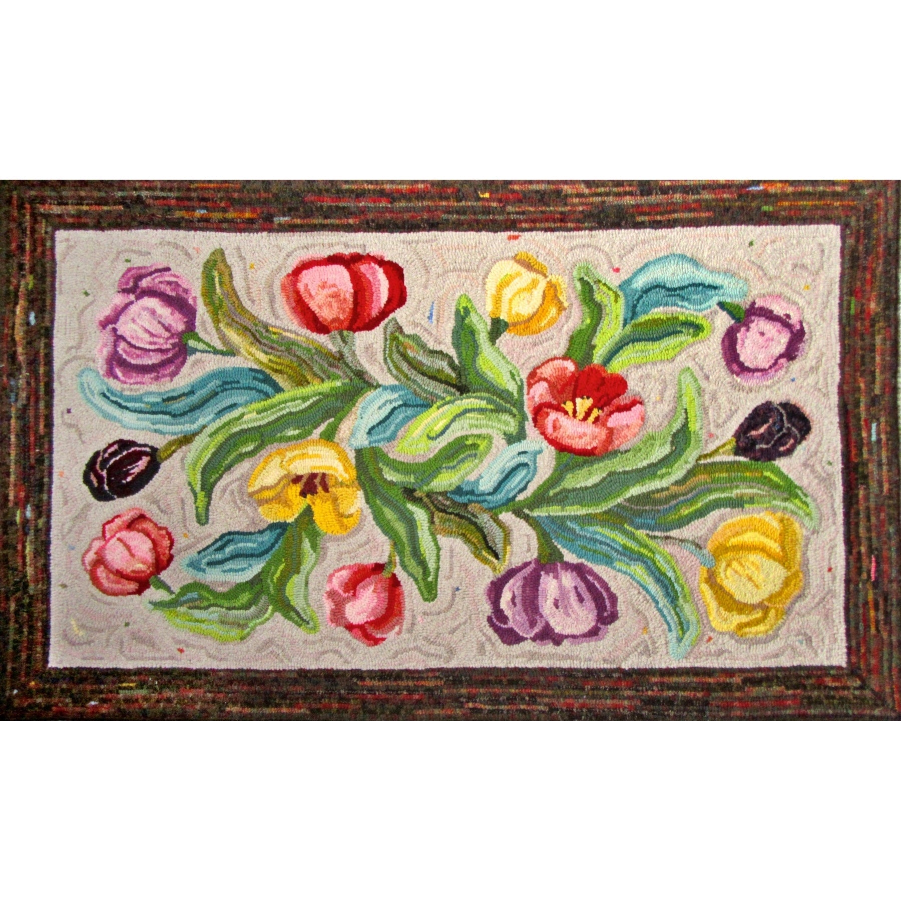 Heritage, rug hooked by Sandy Broyard