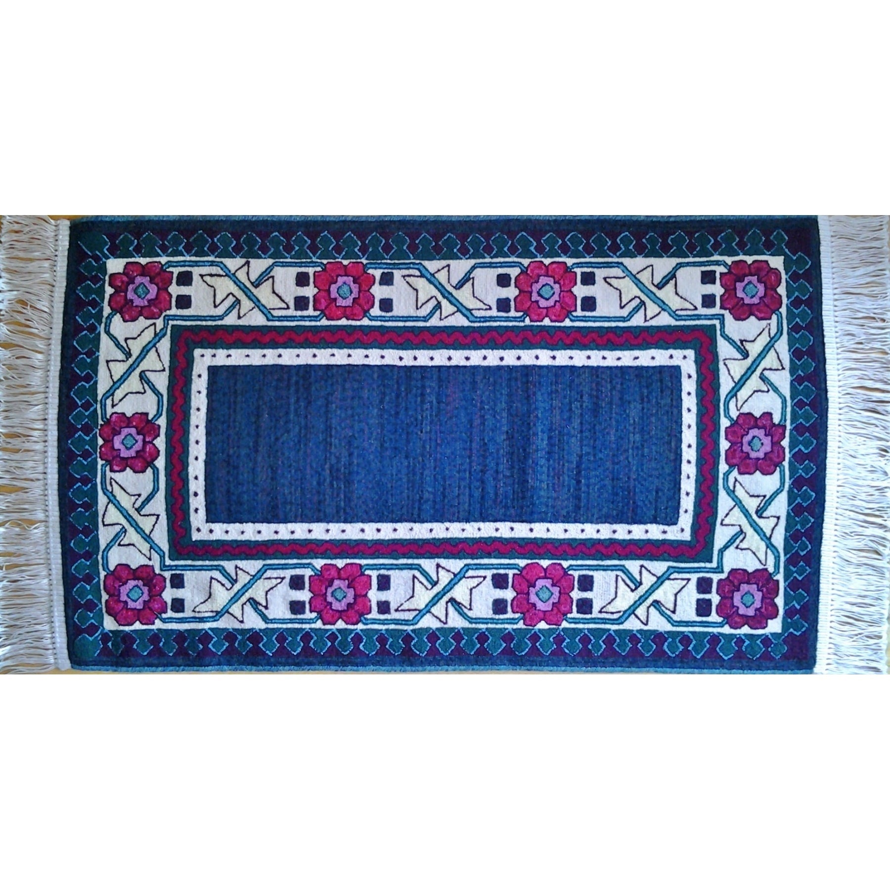 Tun, rug hooked by Joan Traxler