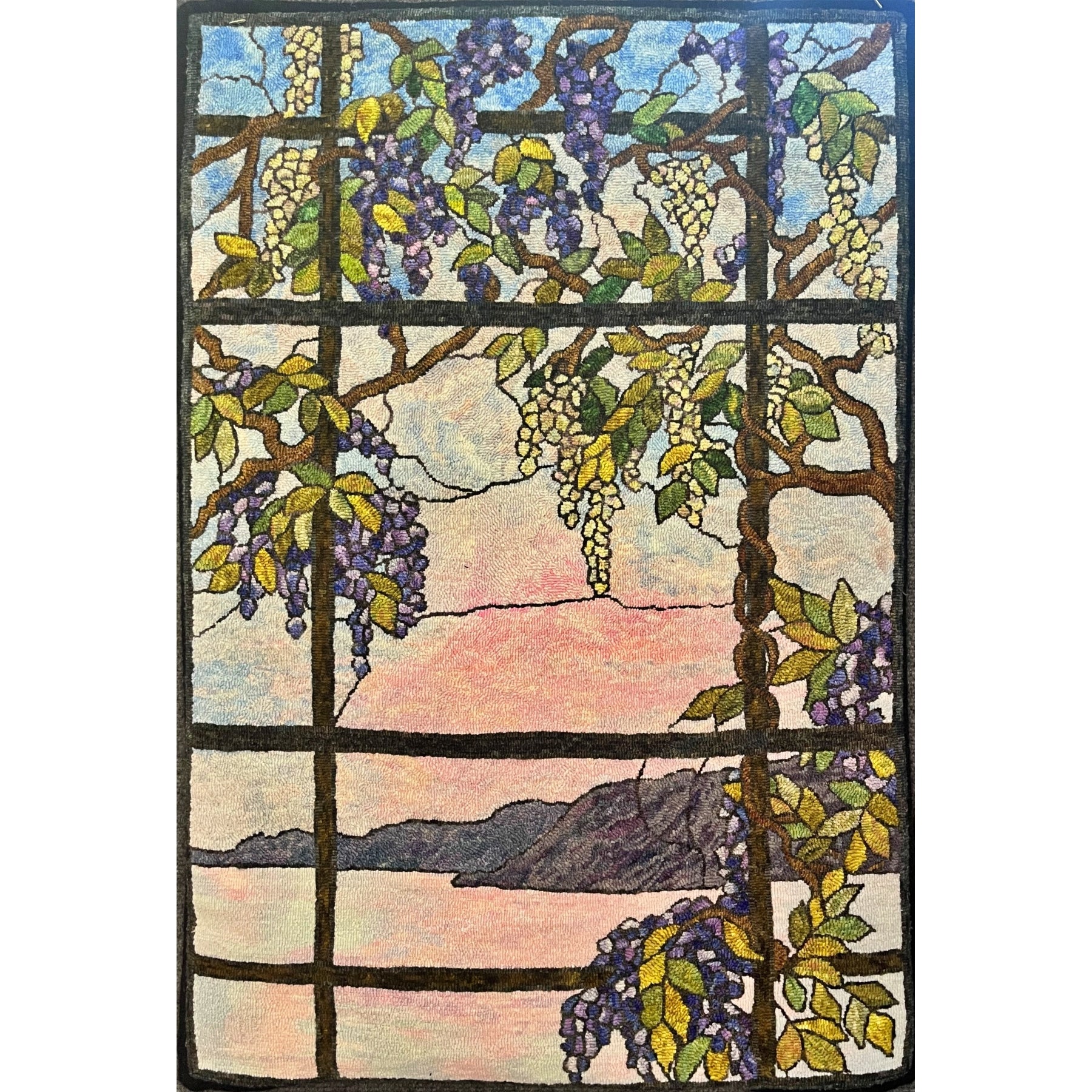 Rug Hooking Pattern: Oyster Bay - Tiffany (1178) | Honey Bee Hive Rug ...