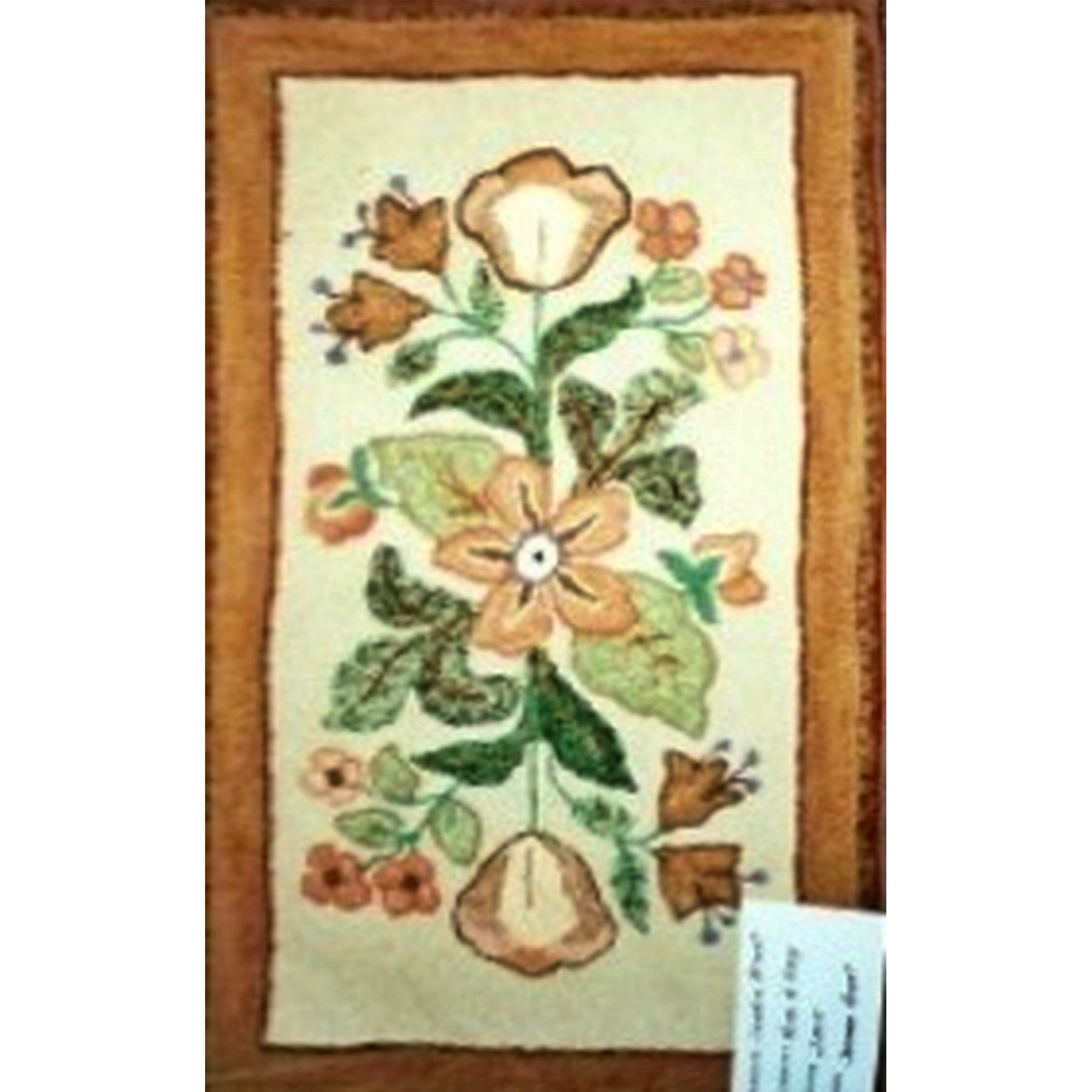 Nice and Easy, rug hooked by Sandra Brant