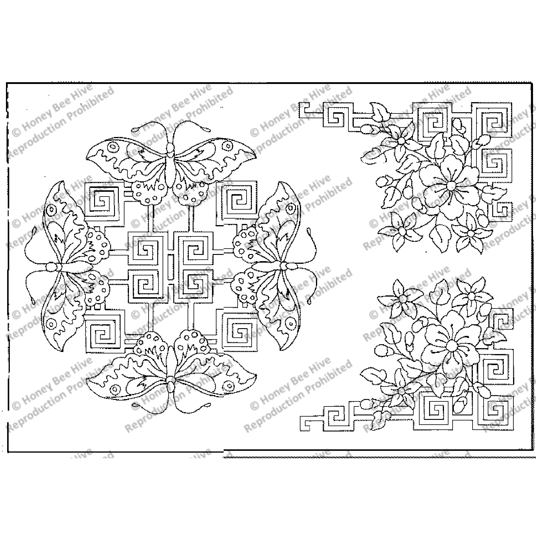 Kossu, rug hooking pattern