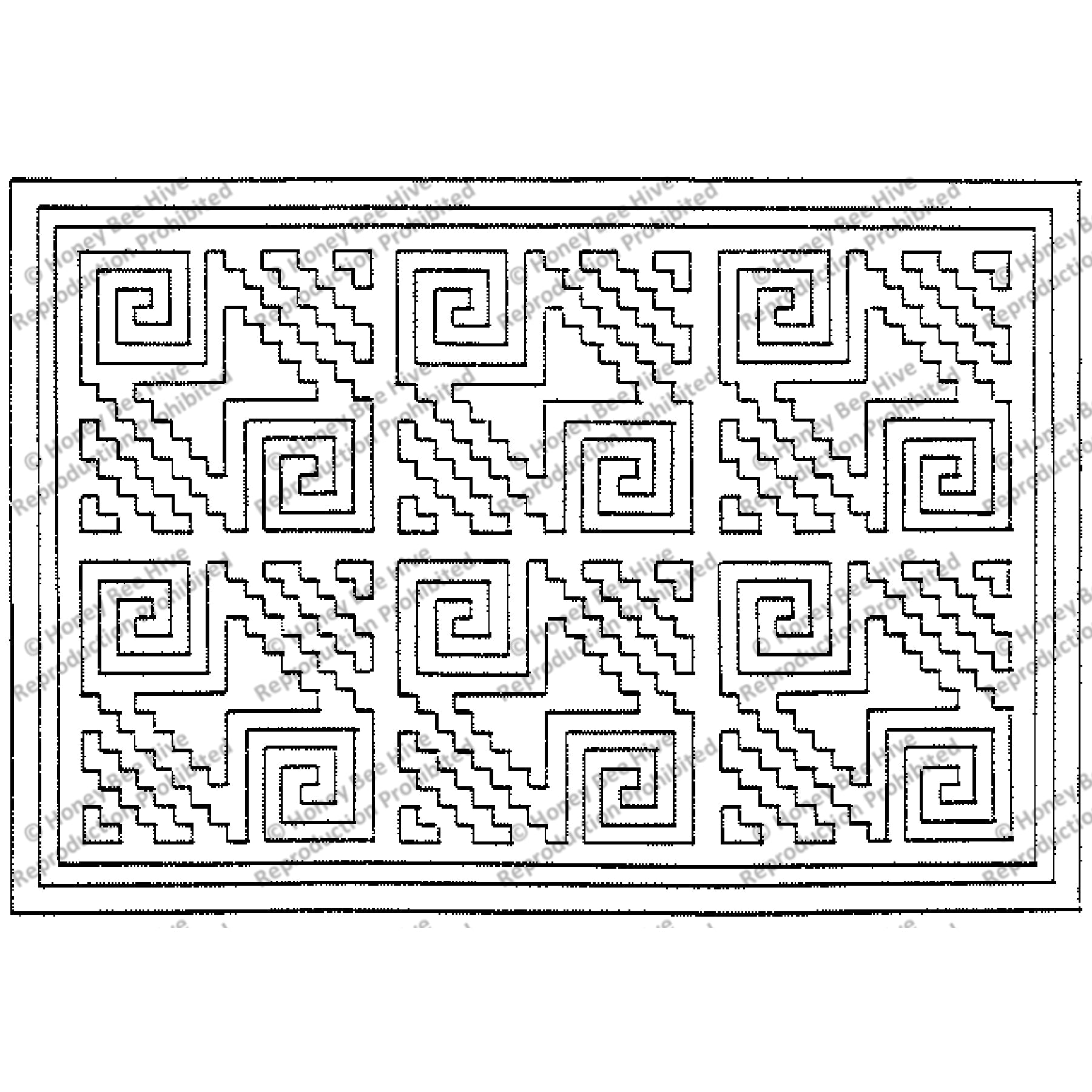 Nankoweap, rug hooking pattern