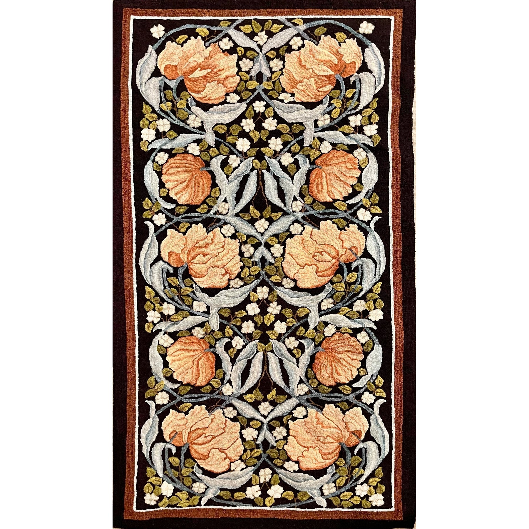 Mae Morris, rug hooked by Unknown