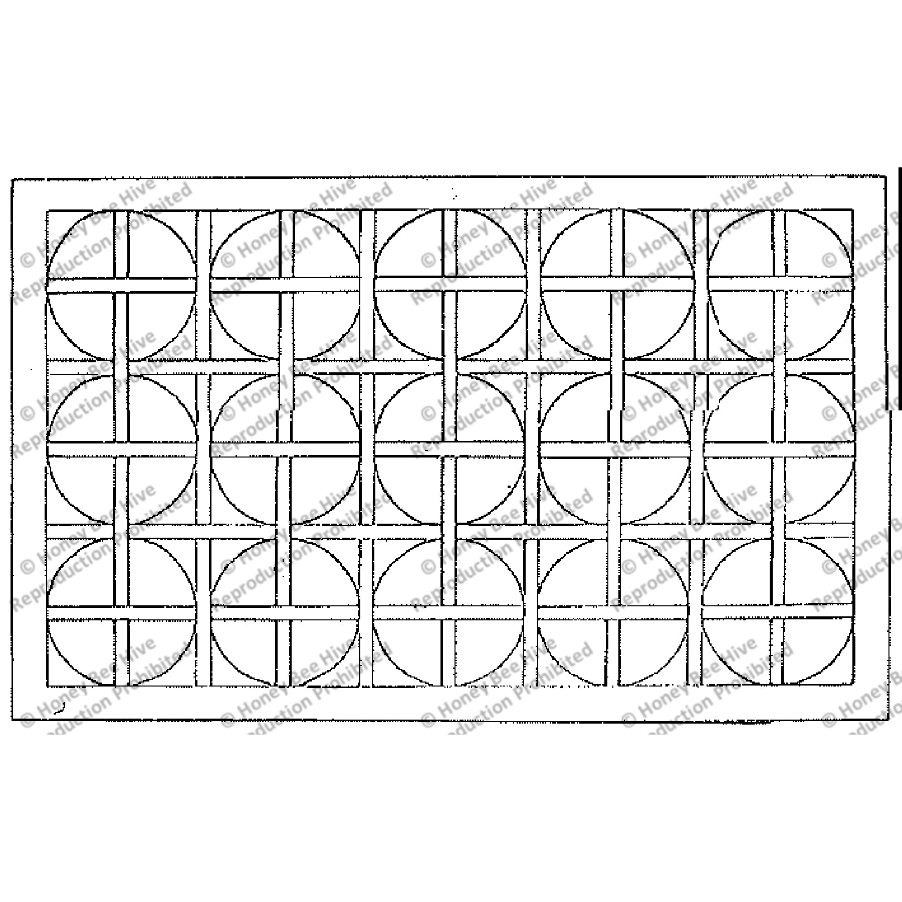 Kaliedescope, rug hooking pattern