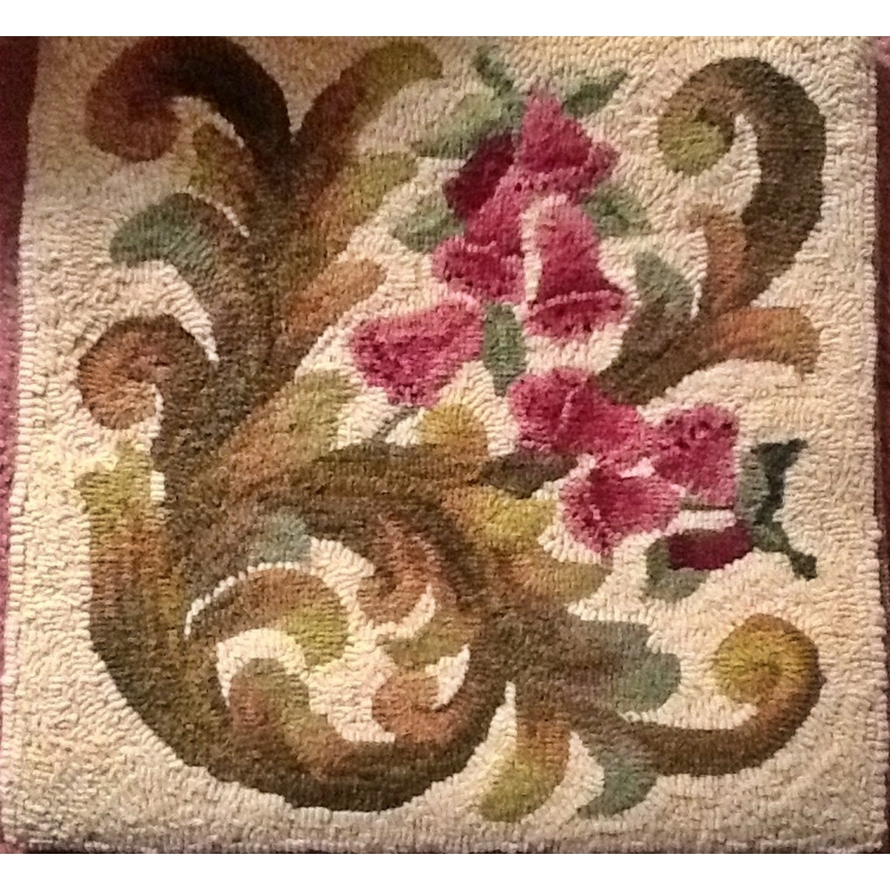 Lady Diana, rug hooked by Jane Cuthbert