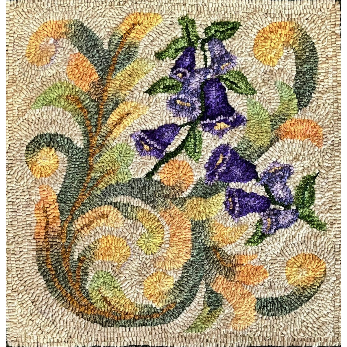 Lady Diana, rug hooked by Nancy Hodges