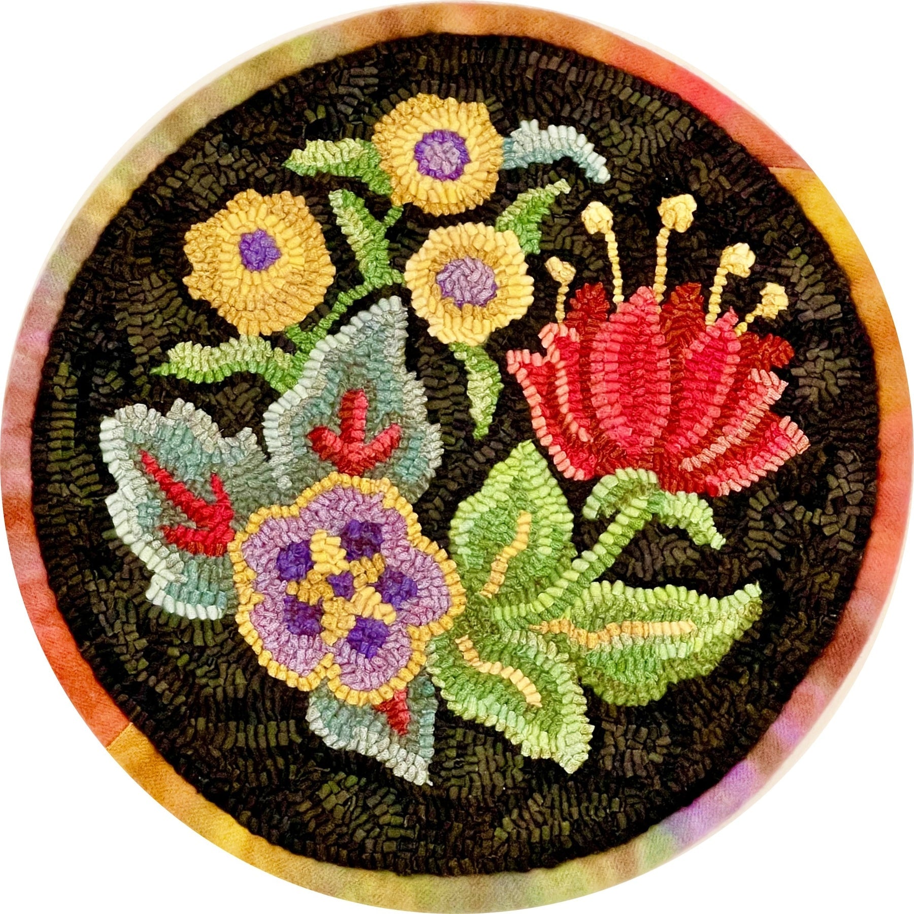 Padulas, rug hooked by Martha Lowry