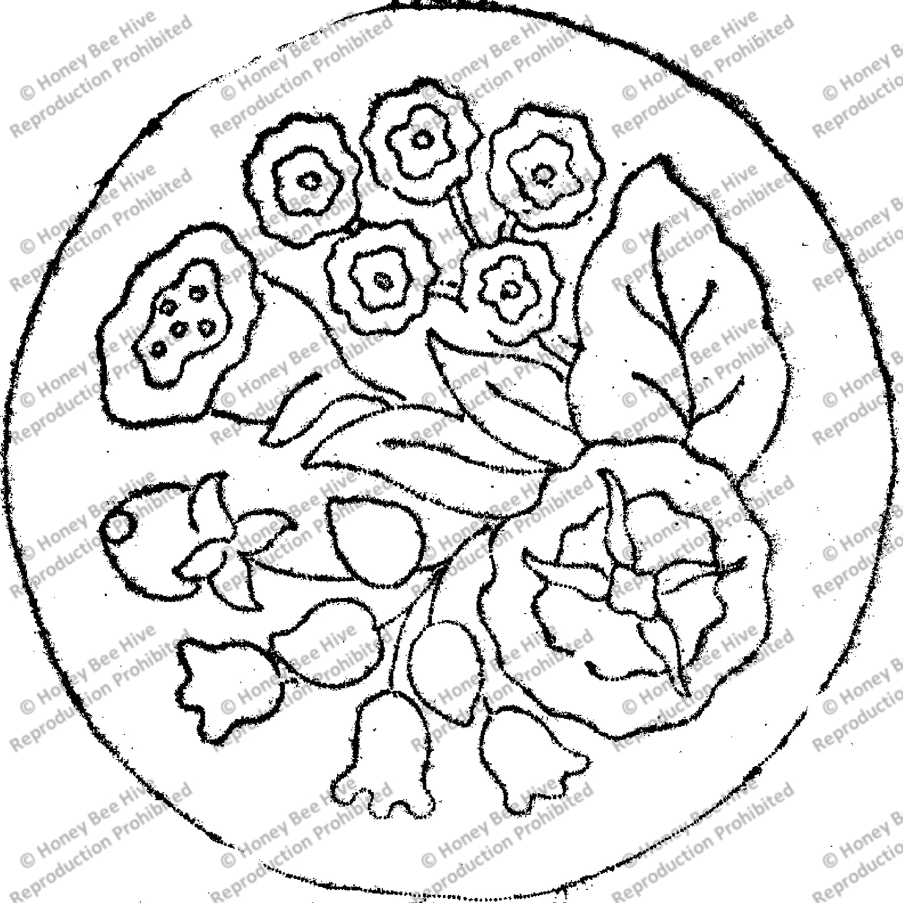 Winchester, rug hooking pattern