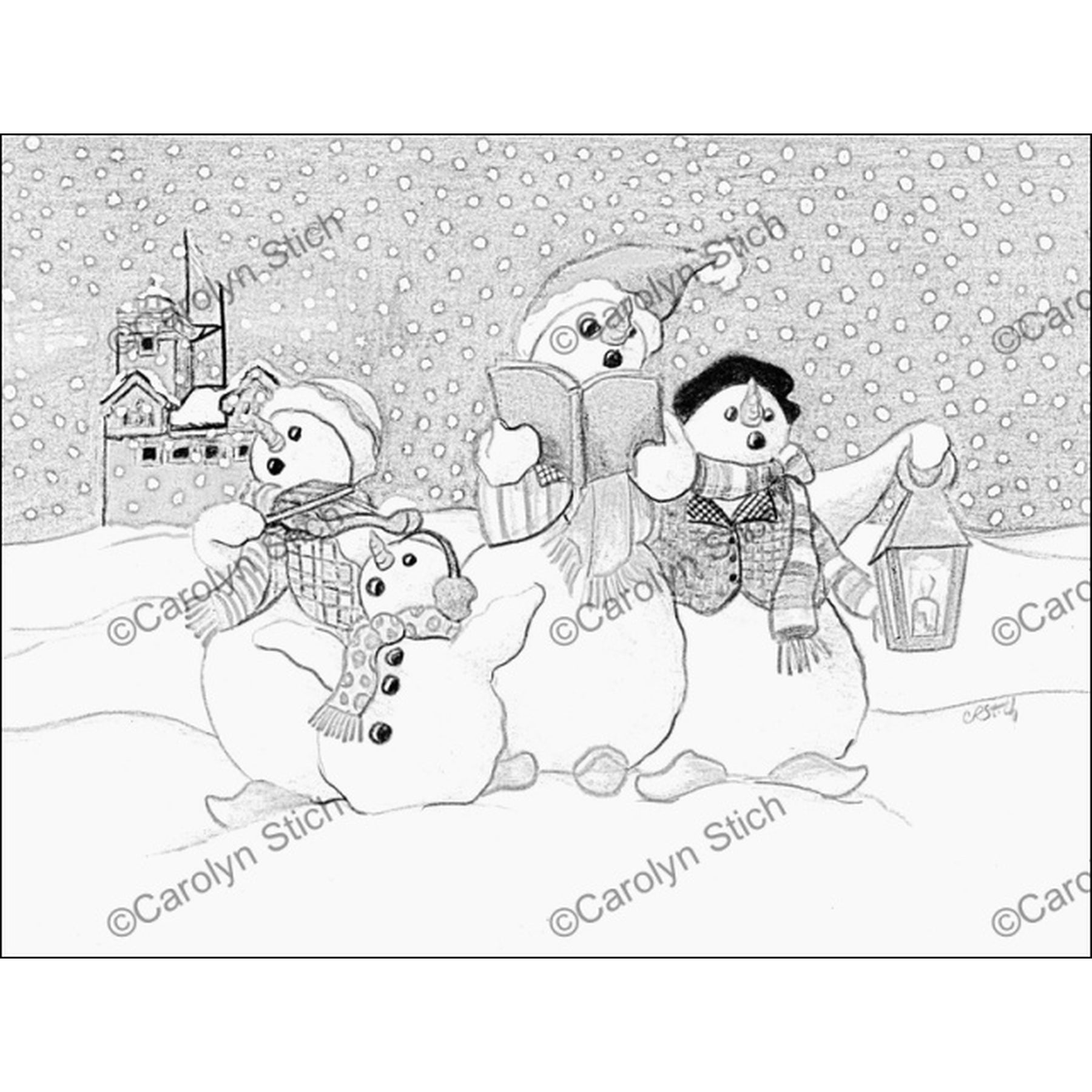 Joyful Noise, rug hooking pattern