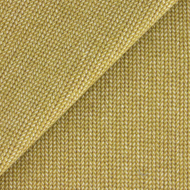 Bronze Gold, Brown & White Ticking (DW1223) - Rug Hooking Wool
