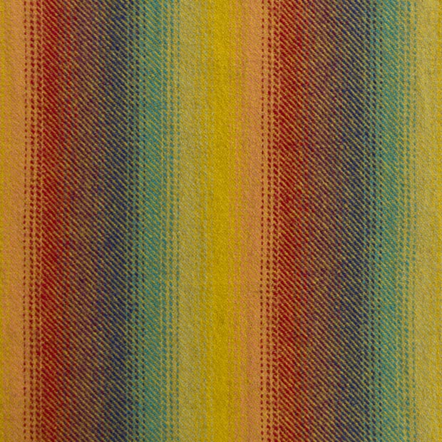 Ombre Stripe Of Yellow, Red & Royal (DW2619)