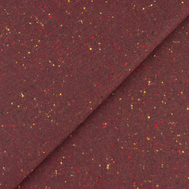Maroon with Gold Specks (DW5625) - Rug Hooking Wool